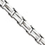 Stainless Steel Brushed and Polished Link Bracelet for Men