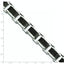 Chisel Men's Black-Plated Link Bracelet in Black IP-Plated Stainless Steel, 9 Inch - Sophia Jewelers