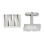 Stainless Steel Brushed & Polished Cufflinks for Men