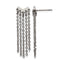 Stainless Steel Polished Drop Dangle Earrings for Women