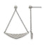Stainless Steel Polished Drop Dangle Earrings for Women