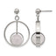 Stainless Steel Polished Drop Dangle Earrings for Women