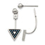 Stainless Steel Polished Drop Dangle Earrings for Women