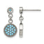 Stainless Steel Polished Drop Dangle Earrings for Women
