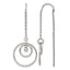 Stainless Steel Polished Threader Earrings for Women