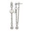 Stainless Steel Polished Drop Dangle Earrings for Women