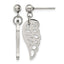Stainless Steel Polished Drop Dangle Earrings for Women