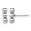 Stainless Steel Polished Ball Earrings for Women