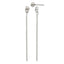 Stainless Steel Polished Drop Dangle Earrings for Women