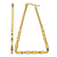 Stainless Steel Gold-Tone Polished Hoop Earrings for Women