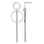 Stainless Steel Polished Drop Dangle Earrings for Women