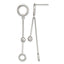 Stainless Steel Polished Drop Dangle Earrings for Women