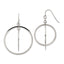 Stainless Steel Polished Drop Dangle Earrings for Women