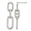 Polished Stainless Steel Drop Earrings 8.5mm