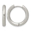 Stainless Steel Hinged Huggie Hoop Earrings for Women