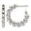 Stainless Steel C-Hoop Earrings for Women