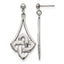 Stainless Steel Polished Drop Dangle Earrings for Women