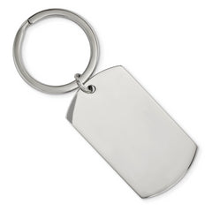 Chisel Stainless Steel Brushed and Polished 1.85mm Reversible Key Ring
