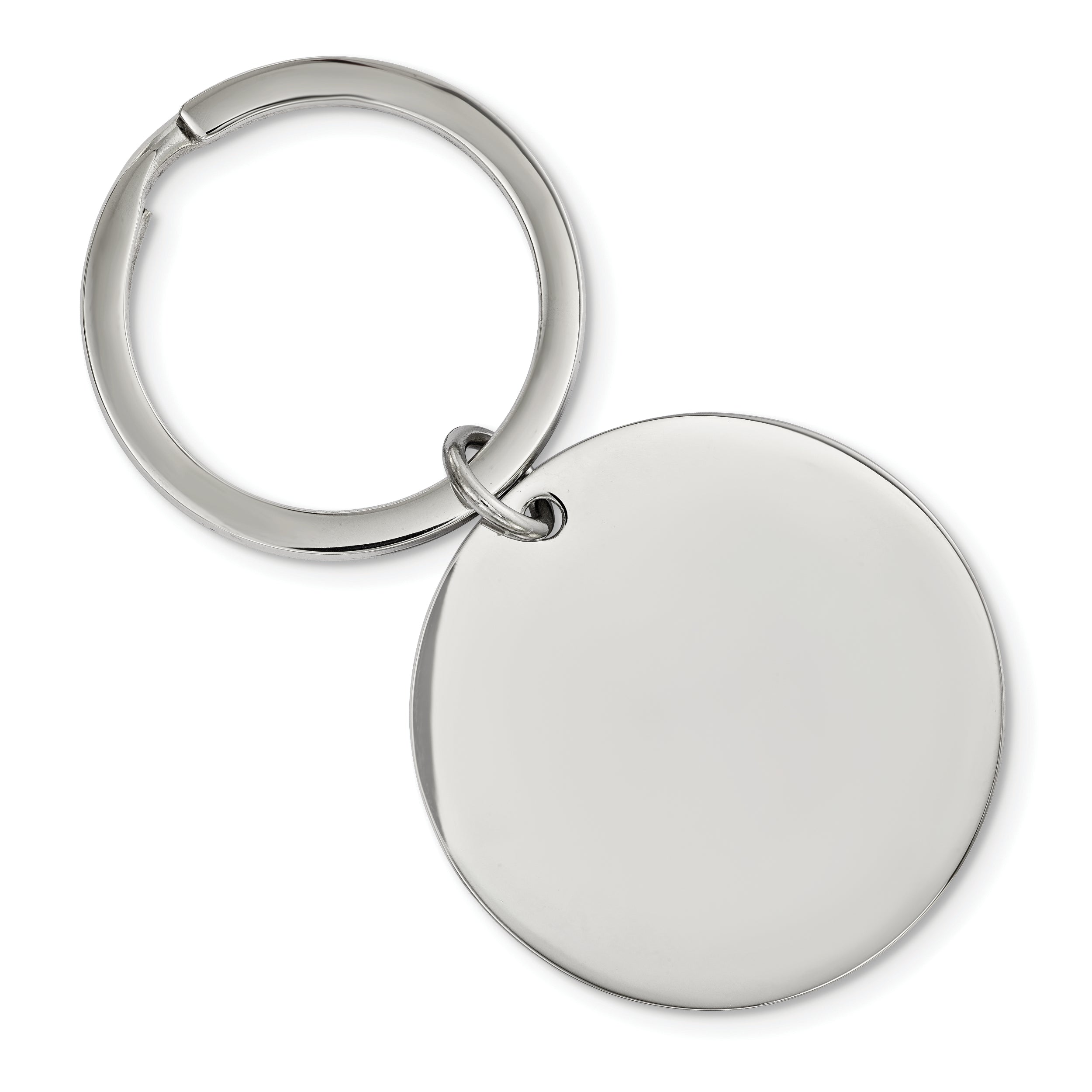 Chisel Stainless Steel Brushed and Polished 1.85mm Reversible Circle Key Ring