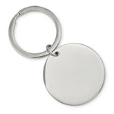 Chisel Stainless Steel Brushed and Polished 1.85mm Reversible Circle Key Ring