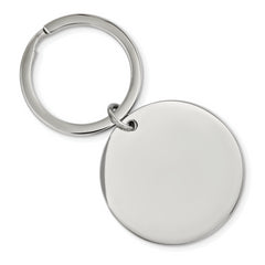Chisel Stainless Steel Brushed and Polished 1.85mm Reversible Circle Key Ring