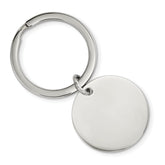 Chisel Stainless Steel Brushed and Polished 1.85mm Reversible Circle Key Ring