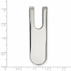Chisel Stainless Steel Polished Money Clip