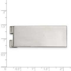 Chisel Stainless Steel Polished Money Clip