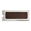 Chisel Stainless Steel Polished with Black and Red Carbon Fiber Inlay Money Clip