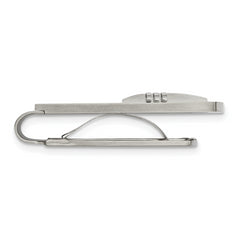 Chisel Stainless Steel Brushed and Polished Cross Money Clip