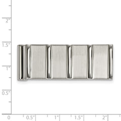 Chisel Stainless Steel Polished and Brushed Money Clip