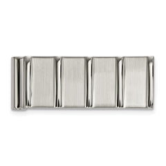 Chisel Stainless Steel Polished and Brushed Money Clip