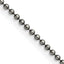 Chisel Stainless Steel Antiqued 2mm Beaded Ball Chain