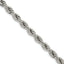 Stainless Steel Rope Chain Necklace 6mm