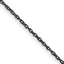 Chisel Stainless Steel Oxidized 2mm Fancy Link Chain