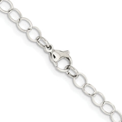 Chisel Stainless Steel Polished 6mm 30 inch Circle Link Necklace