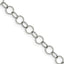 Chisel Stainless Steel Polished 6mm Circle Link Necklace