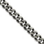 Men's Stainless Steel Curb Chain Necklace 9.25mm