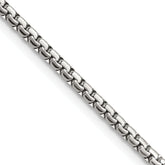 Chisel Stainless Steel Polished 2.5mm 22 inch Fancy Box Chain