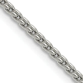 Chisel Stainless Steel Polished 2.5mm 22 inch Fancy Link Chain