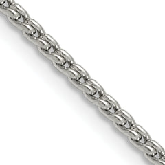 Chisel Stainless Steel Polished 2.5mm 22 inch Fancy Link Chain