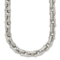 Chisel Stainless Steel Brushed and Polished 24 inch Necklace