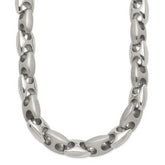 Chisel Stainless Steel Brushed and Polished 20 inch Necklace