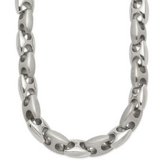 Chisel Stainless Steel Brushed and Polished 20 inch Necklace