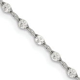 Stainless Steel Polished 2.9mm 16in Fancy Link Chain