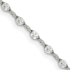 Stainless Steel Polished 2.9mm 16in Fancy Link Chain