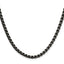 Chisel Stainless Steel Antiqued and Polished 3.9mm Rounded Box Chain