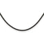 Chisel Leather Greece Necklace in Stainless Steel, Textured, 18 Inch - Sophia Jewelers