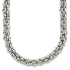Chisel Stainless Steel Polished 24 inch Necklace