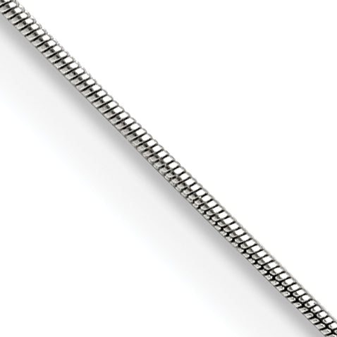 Chisel Stainless Steel Polished .90mm 18 inch Snake Chain